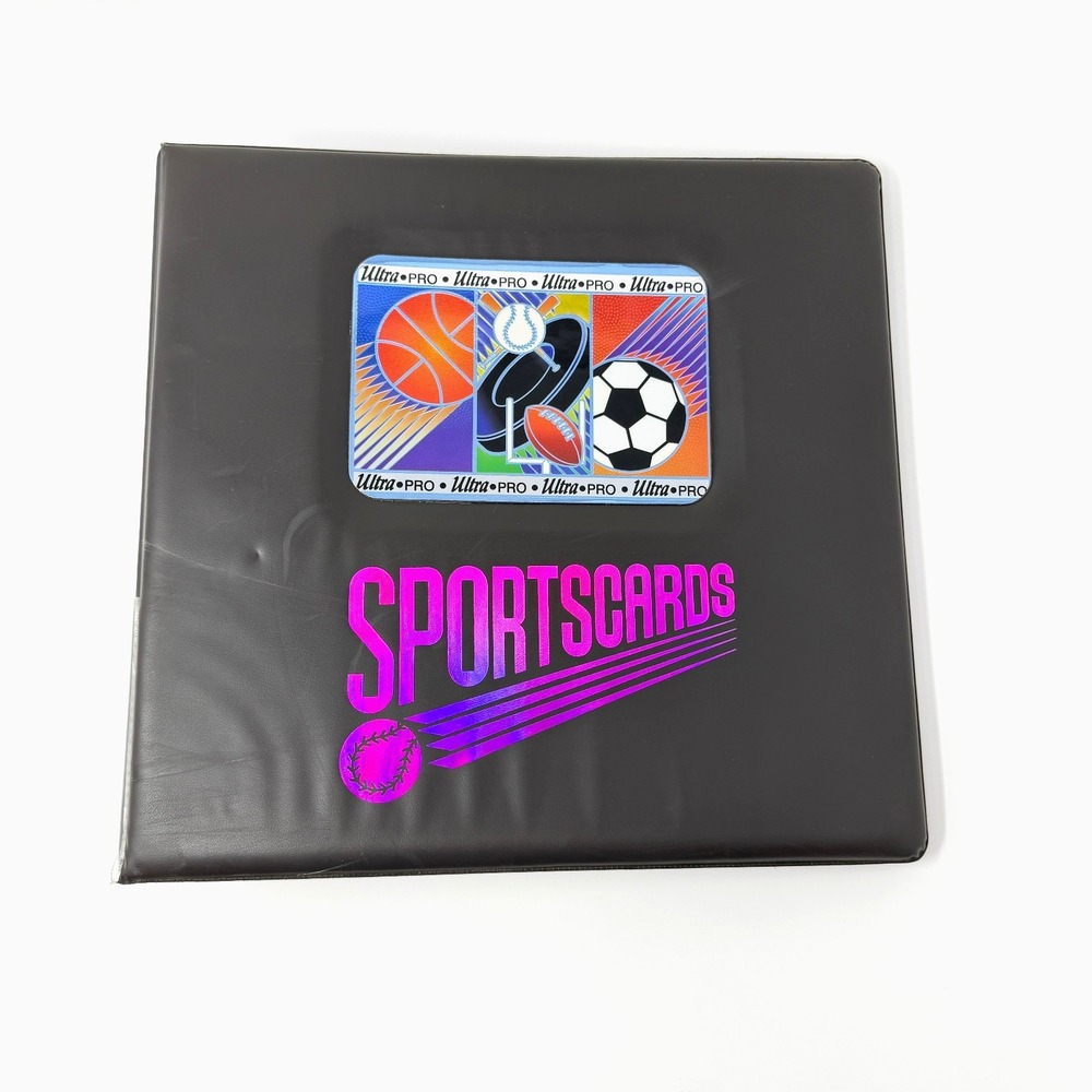 Ultra PRO 89099 Sportscard Binder‎ Vintage 10 Inserts Black 3 Ring
